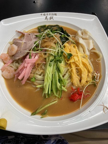 「五目冷やし中華　大盛」@中国手打拉麺 馬賊 日暮里店の写真