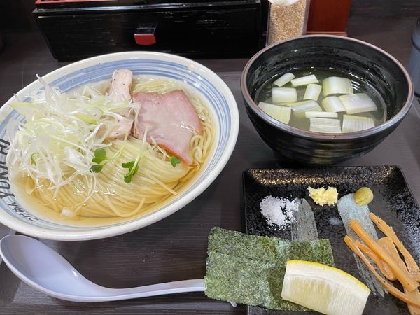 「昆布水つけ麺1100円」@つけめんYUKICHIの写真