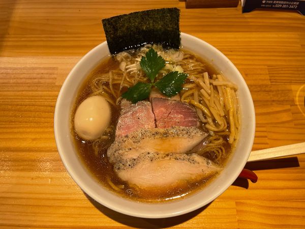 「特製こもんそば大盛り」@麺ゃこもんの写真