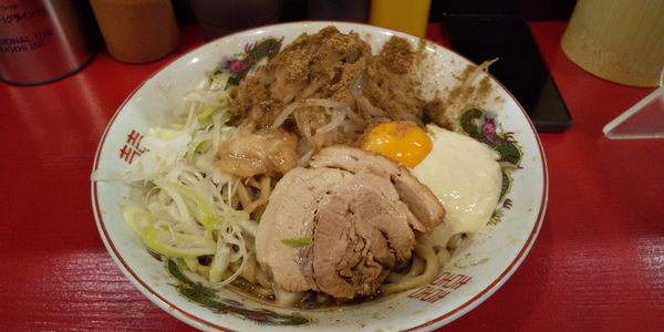 「まぜそば」@ラーメン鷹の目 北千住店の写真