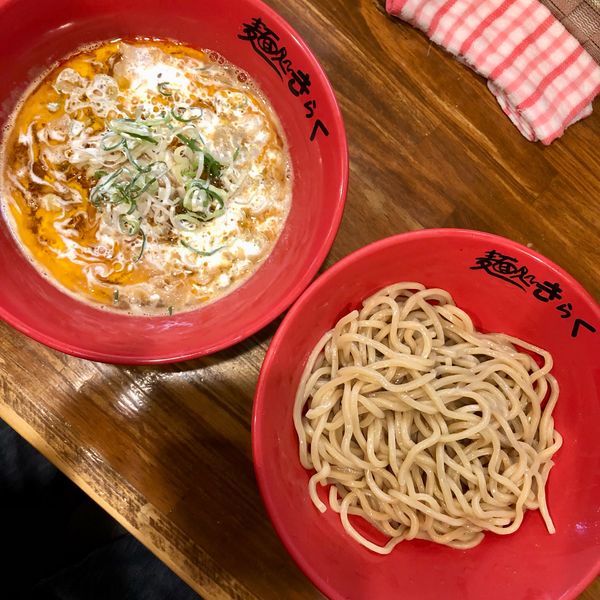 「えび味噌クリームつけ麺」@麺処 きらくの写真