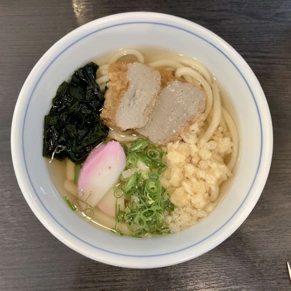 「宇和島うどん￥490」@うどん処 マドンナ亭 松山空港店の写真