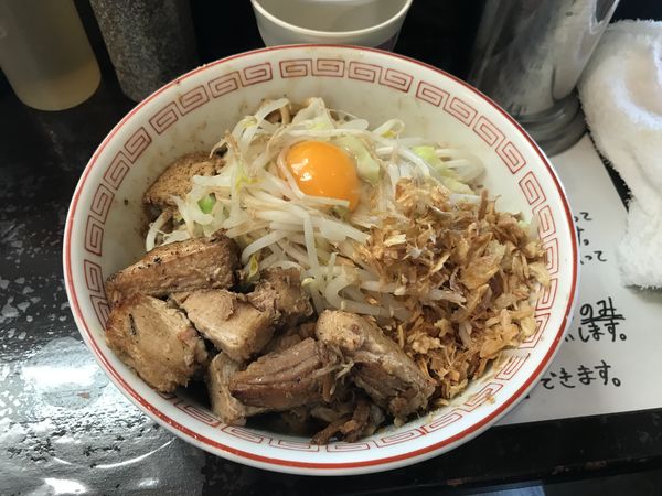 「汁なし」@自家製麺 まさき（非乳化） 2号店の写真