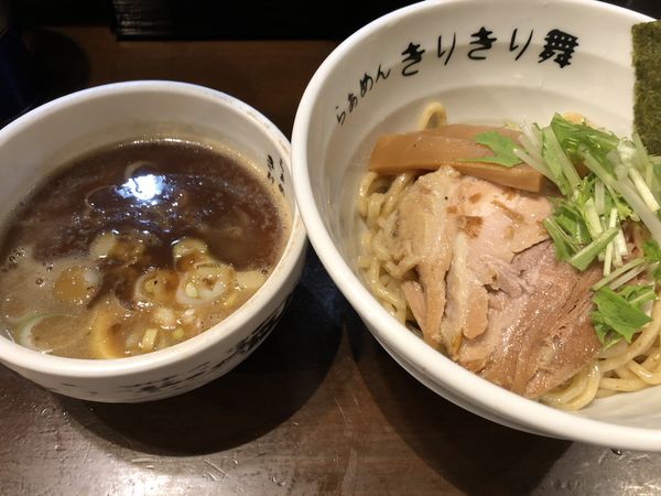 「海老油濃厚つけ麺」@葉月直系 きりきり舞の写真