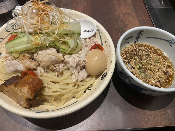 「冷やし外伝雲白肉つけ麺1230」@麺屋武蔵 武骨外伝の写真