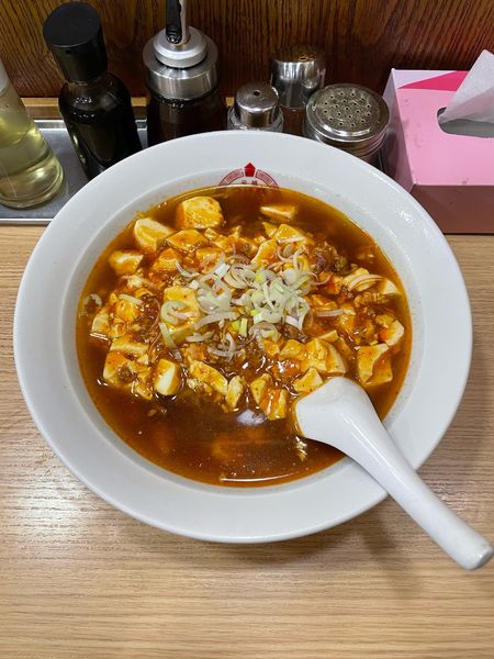 「麻婆らーめん(700円)」@つけ麺大王 蒲田東口店の写真