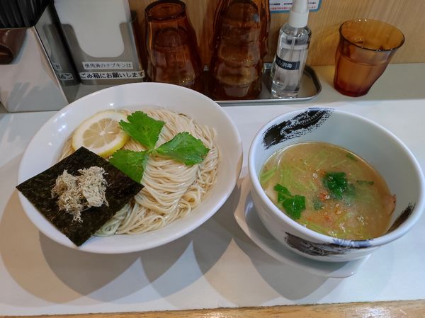 「昆布水塩つけそば　大盛」@麺屋 扇 SENの写真