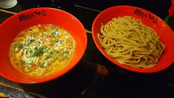 「海老味噌クリームつけ麺」@麺処いのこ 赤塚店の写真
