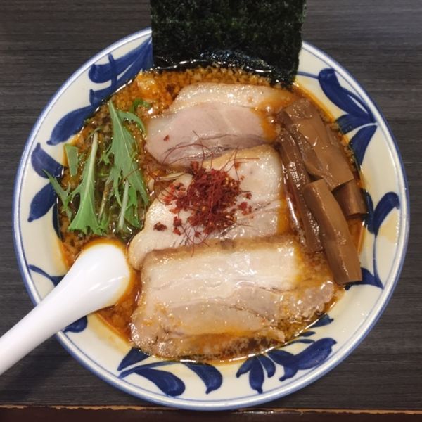 「辛正油ラーメン」@ラーメンつけ麺 奔放の写真