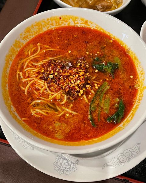 「ランチスペシャル＋ミニ坦々麺（1100円＋200円）」@四川料理 松の樹の写真