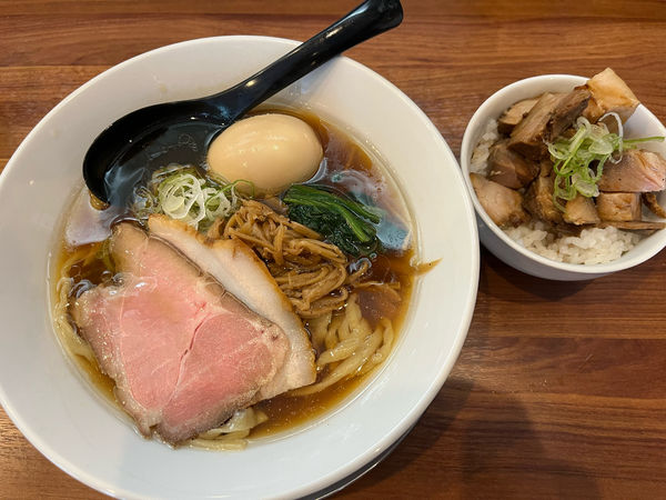 「味玉醤油ラーメン」@純手打ち だるまの写真