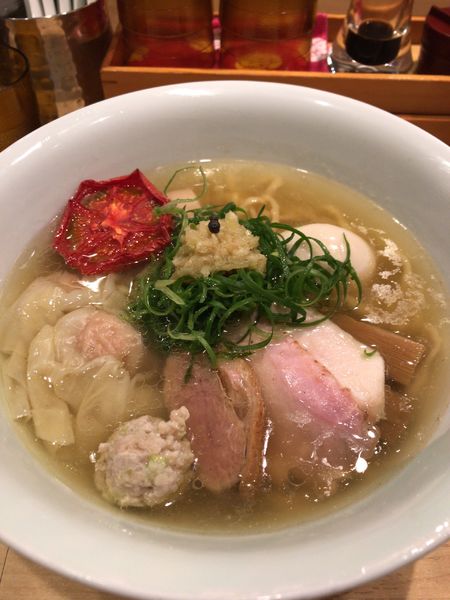 「特製塩そば」@饗 くろ㐂の写真