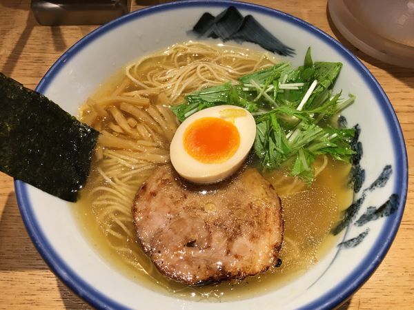 「柚子塩らーめん」@AFURI 恵比寿の写真