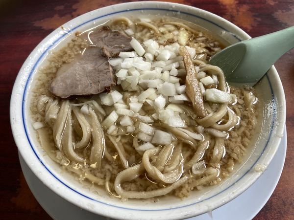 「中華そば＋玉ネギ増」@杭州飯店の写真