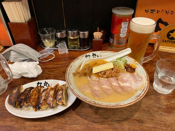 「バッター辛味噌チャーシューラーメン」@ラーメン力丸の写真