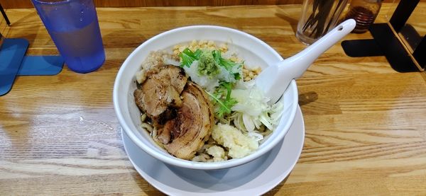 「冷やしワサビおろし　980円」@自家製麺88の写真