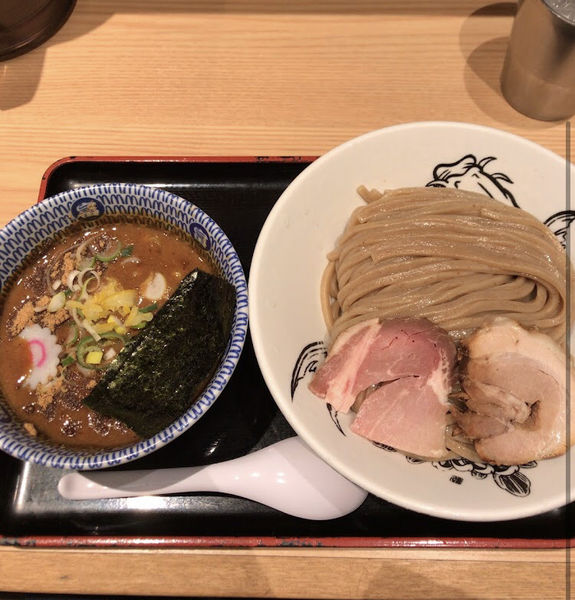 「つけ麺大盛り1000円（350g）」@松戸富田麺業 千葉駅構内店の写真
