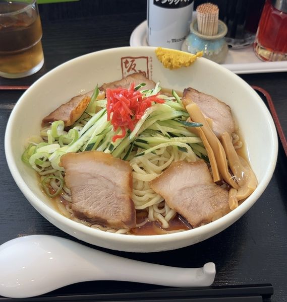 「中華風冷やしラーメン」@喜多方ラーメン 坂内 蘇我店の写真