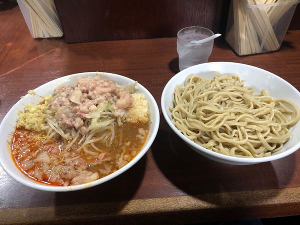 「限定　塩　つけ麺に変更」@D麺の写真