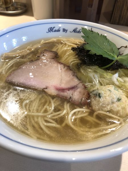 「淡麗煮干しらーめん」@中華蕎麦 あお木 secondの写真