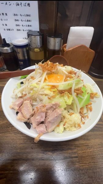 「油そば」@ラーメン大大の写真