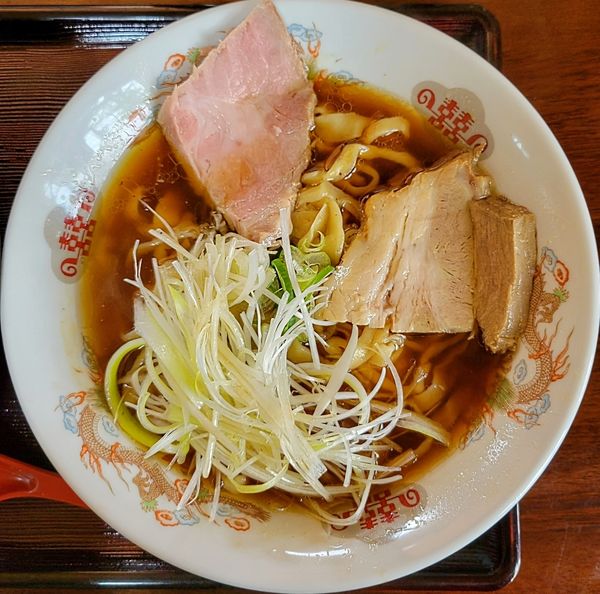 「ネギラーメン　750円　特製油そば並650円」@麺や しげとみ～の写真