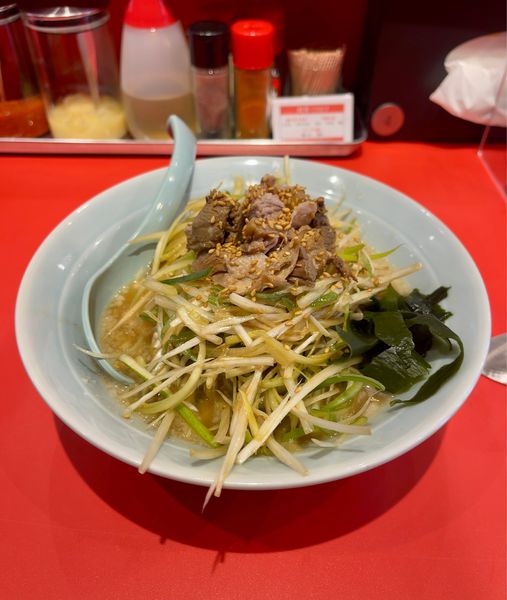 「オリジンセット+ネギ増量（800円）」@ニューラーメンショップ オリジンの写真