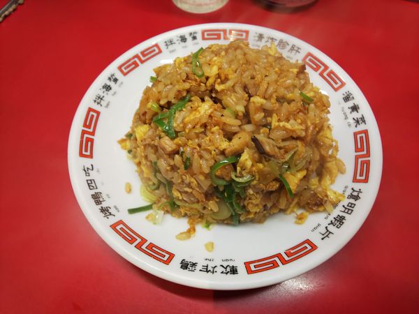 「中華そば＋半チャン　750＋400円」@丸高中華そば 神戸二宮店の写真