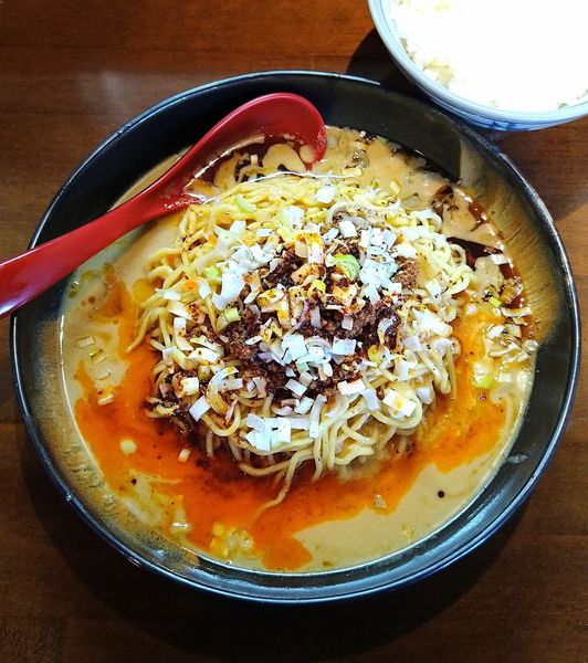 「汁なし担々麺 700円」@らーめん六弦の写真