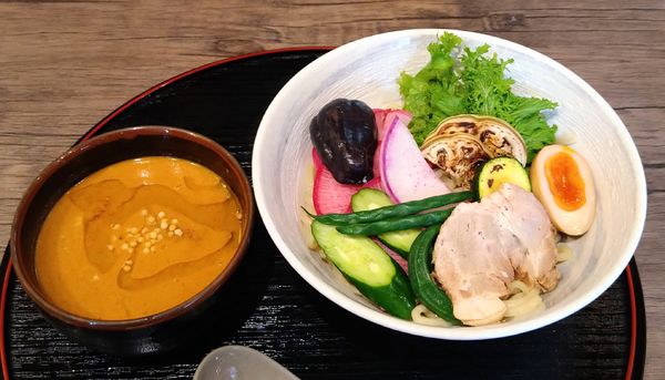 「鎌倉野菜オマール海老つけ麺【火･金曜日限定】」@麺割烹 九心の写真