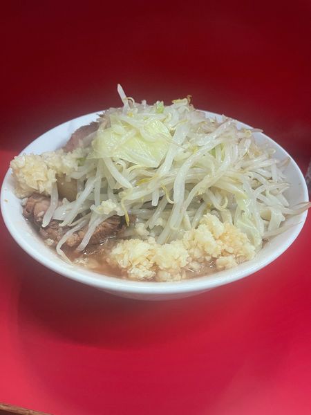 「小　大蒜マシマシ」@ラーメン二郎 三田本店の写真