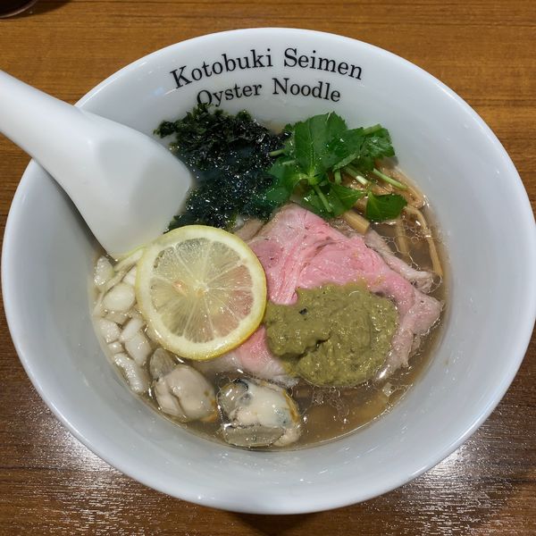 「カキそば 900円」@寿製麺よしかわ 川越店の写真