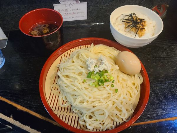 「山ワサビの盛りそば　定食」@塩そば 桑ばらの写真