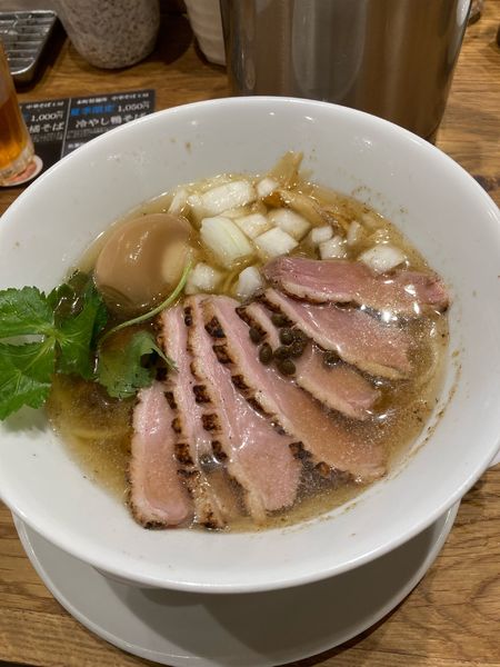 「冷やし鴨そば」@本町製麺所 中華そば工房の写真
