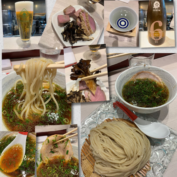 「🍺＆🍶＆🦆🍖🍄⇒ざるつけ麺」@柳麺 呉田-goden-の写真