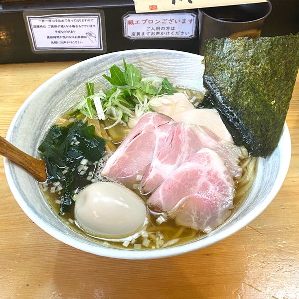 「特製いりこそば」@讃岐ラーメン 香麦の写真
