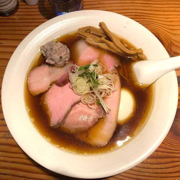 「特製醤油そば」@麺処 篠はらの写真