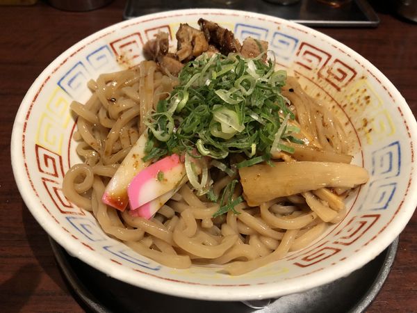 「まぜそば大盛り」@紀州和歌山ラーメン まっち棒 溝の口店の写真