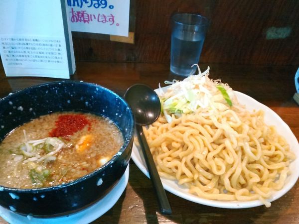 「我流つけそば800円」@麺 池谷精肉店の写真