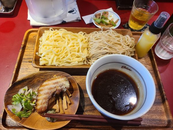 「つけそば+ハートランド」@戸越らーめん えにしの写真