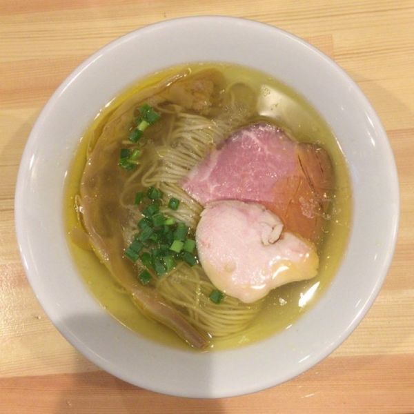 「塩そば」@自家製麺 竜葵の写真