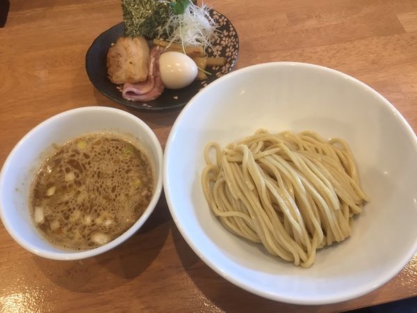 「濃厚醤油つけ麺」@麺処 湯咲の写真