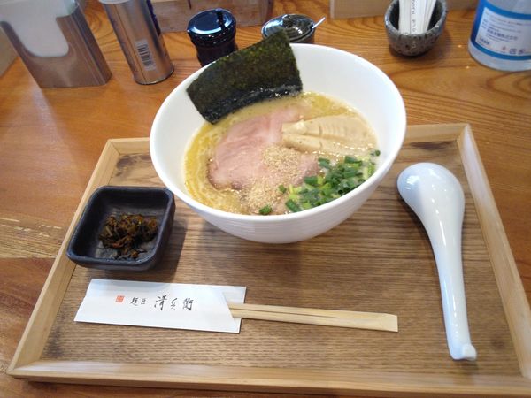 「鶏濃厚そば850円」@麺匠 清兵衛 下赤坂店の写真