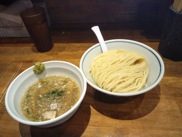 「塩つけ麺大盛800円」@めいげんその写真