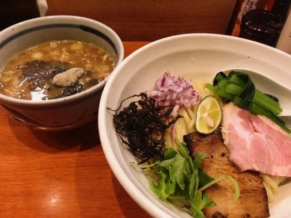 「濃厚煮干しつけ麺」@千日紅の写真