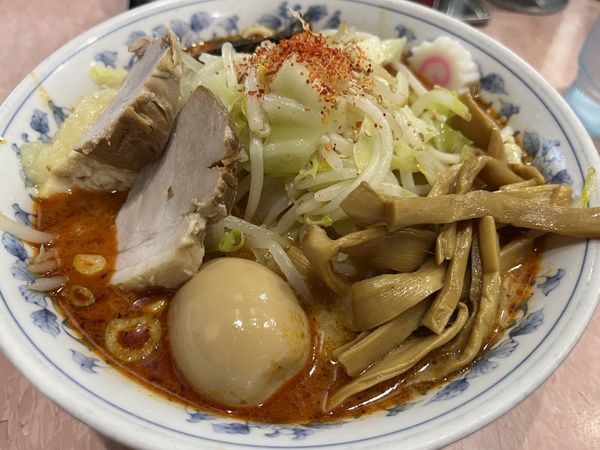 「中華そば(小)730円野菜120円坦々麺60円」@所沢大勝軒の写真