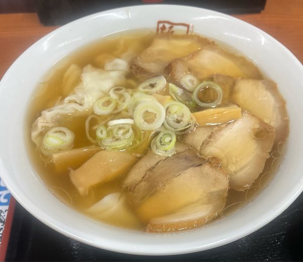 「ワンタンメン」@喜多方ラーメン 坂内 潮来店の写真