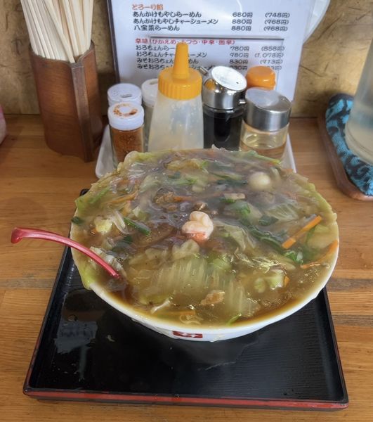 「八宝菜らーめん」@まん福亭の写真