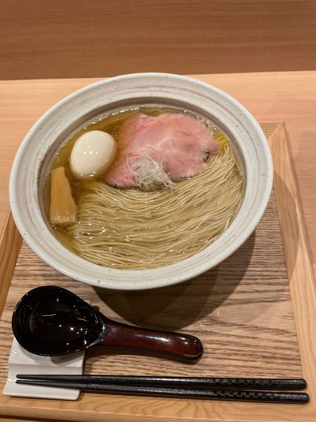 「塩そば＋味玉」@塩そば まえだの写真