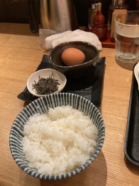 「中華そば 特製卵かけご飯 1300円」@中華そば 勝本の写真